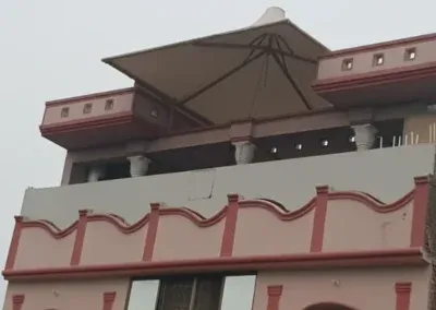 Conical Tensile Roof Shade