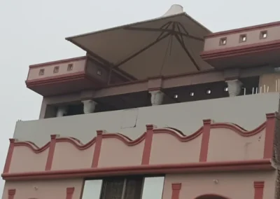 Conical Tensile Roof Shade