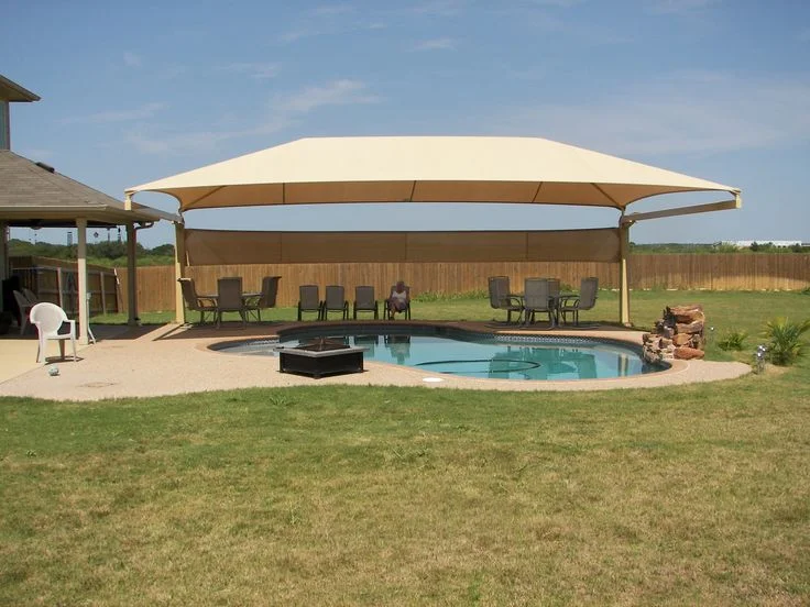 Single Pool Canopy Shades