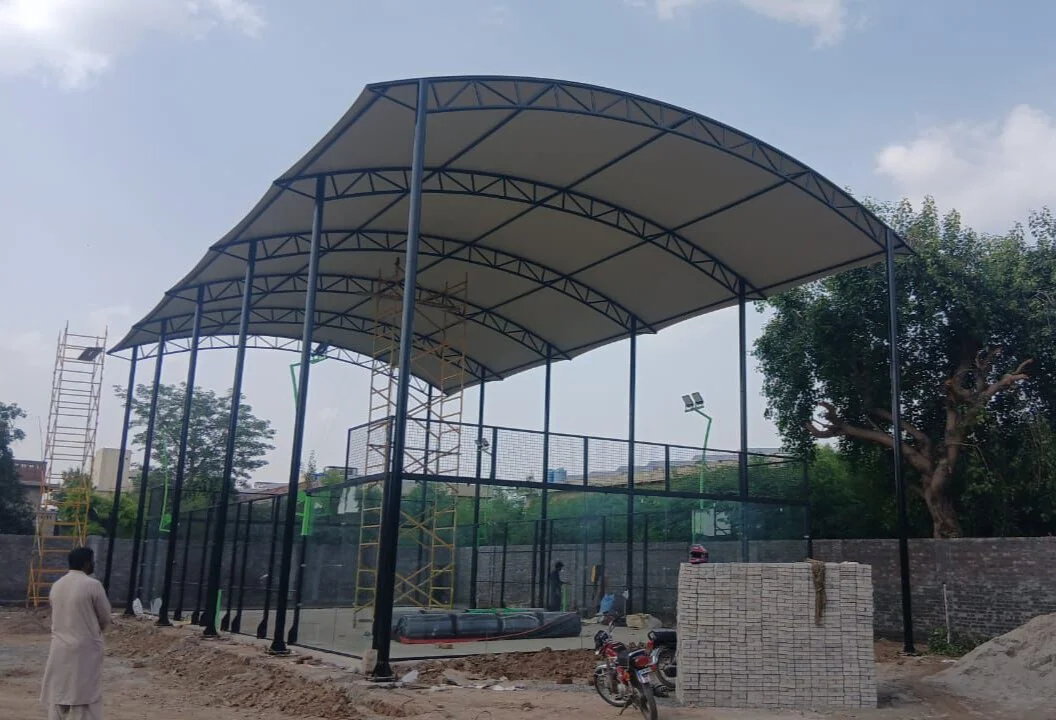 single padel court shade